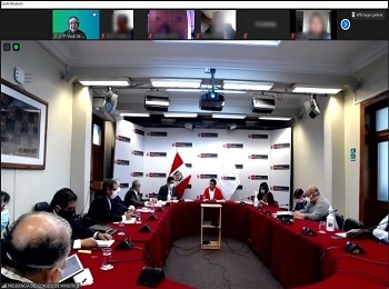 Visioconférence avec le Premier Ministre